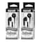 Maxell Jelleez Soft Earbuds with Mic, Black, PK2 MAX191569 - alternate 1